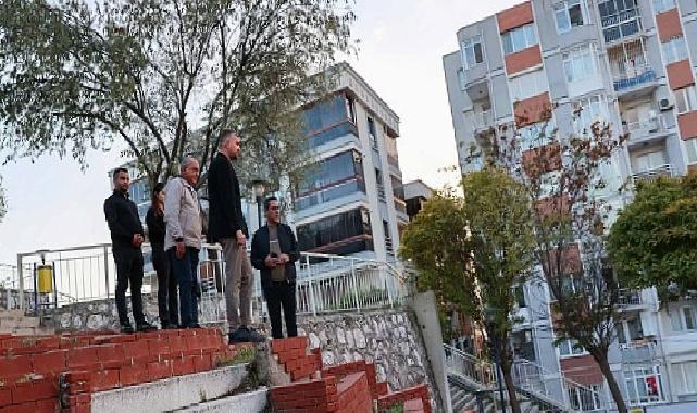 Buca’nın Merdivenli Park’ı yenilendi