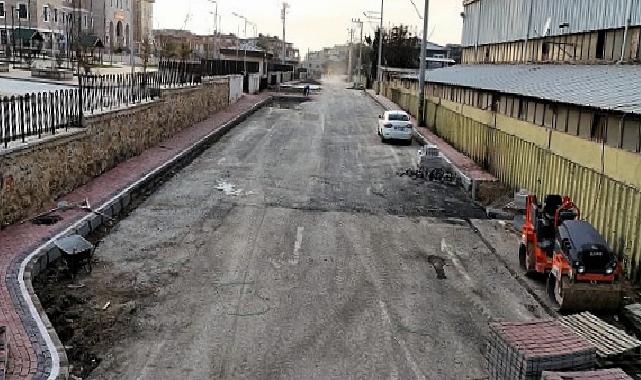 Büyükşehir çalışıyor, Darıca Özbay Sokak yenileniyor