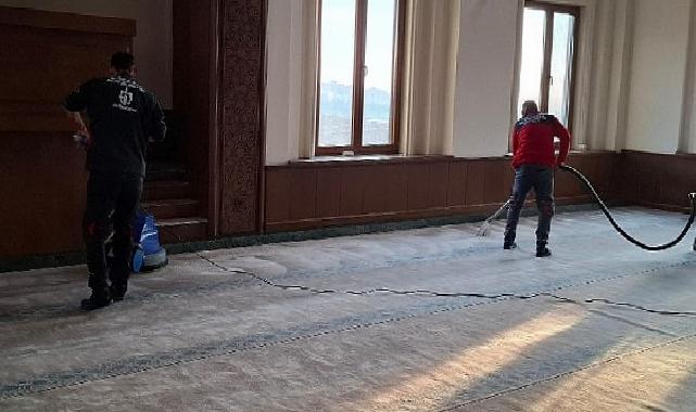 Büyükşehir’den Şekerpınar’daki mescide ayrıntılı paklık