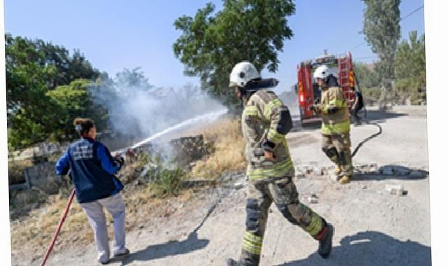 Büyükşehir’in köylere dağıttığı tankerler ormanları kurtarıyor