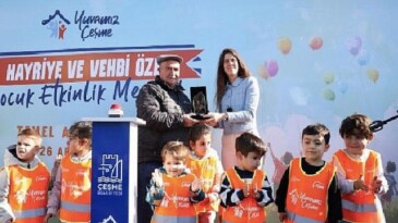 Çeşme Belediyesi, Alaçatı’da çocuklar için yeni bir hayat alanının temelini attı