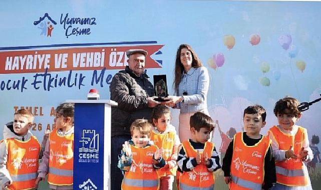 Çeşme Belediyesi, Alaçatı’da çocuklar için yeni bir hayat alanının temelini attı