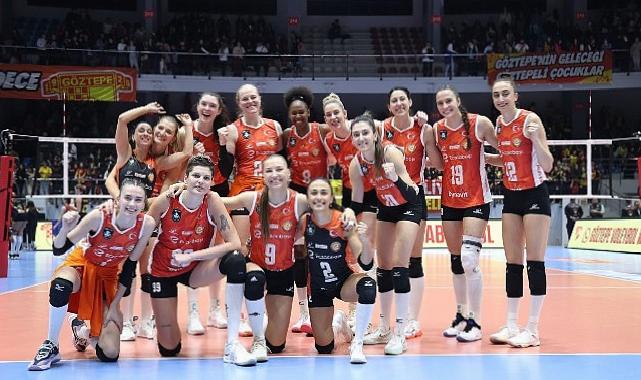 Eczacıbaşı Dynavit, Göztepe’ye set vermedi