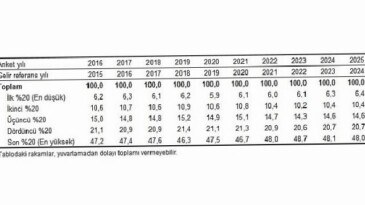 Gelir Dağılımı İstatistikleri, 2025