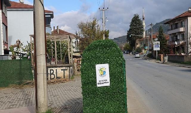 Geyve Belediyesi’nden Konteynere Yeşil Dokunuş