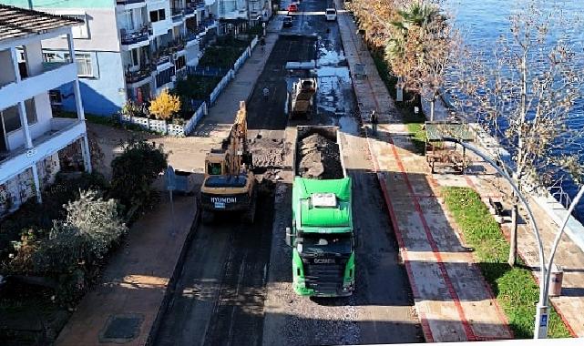 Gölcük Halıdere Kıyı Caddesi’ne kapsamlı yenileme