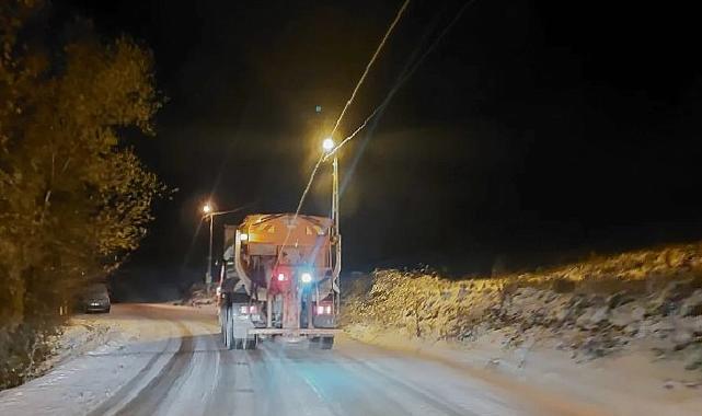 İnegöl Belediyesi Karla Uğraş İçin Teyakkuzda