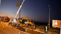 İZSU takımları Güzelbahçe–Narlıdere ana iletim çizgisindeki arızayı giderdi