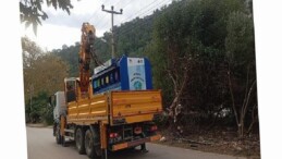 Kemer Belediyesi tarafından 2 mahalleye daha taşınabilir atık getirme merkezi