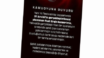 Konser Erteleme Duyurusu