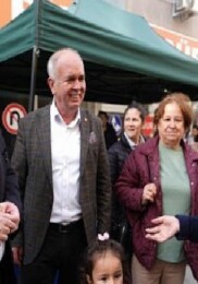 Lider Dutlulu Karaköy Pazarı’nda Esnafı Dinledi