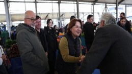 Lider Hatice Gençay, Pazar Esnafının Yanında