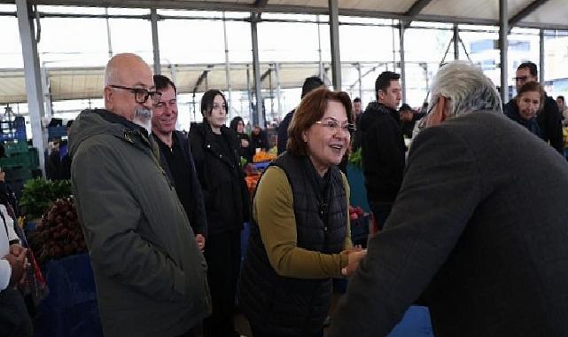 Lider Hatice Gençay, Pazar Esnafının Yanında