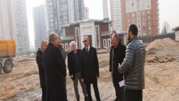 Lider Pekyatırmacı Üretimi Devam Eden Yazır Mahalle Külliyesi’nde İncelemelerde Bulundu