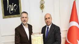 Lider Vekili Akın’dan Kaymakam Çiftçi’ye iadeiziyaret