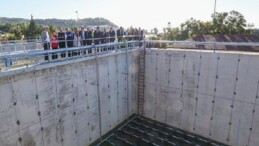 Lider Vekili Özdemir Konaklı Arıtma Tesisi’nde incelemelerde bulundu