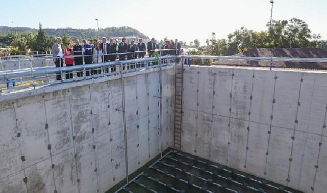 Lider Vekili Özdemir Konaklı Arıtma Tesisi’nde incelemelerde bulundu