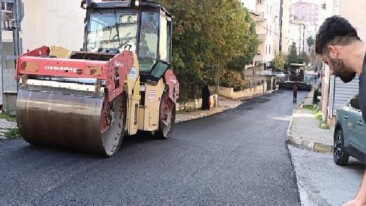Maltepe’de yol yenileme çalışmaları sürat kesmeden sürüyor