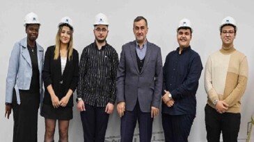 Mesleğe Birinci Adım: KTO Karatay Üniversitesi Öğrencileri Baretlerini Taktı