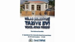 Milas Belediyesi ‘Taziye Evi’ İçin Temel Atma Merasimi Gerçekleştiriyor