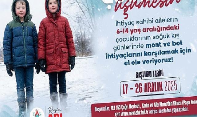 Nevşehir Belediyesi’nden “Çocuklar Üşümesin” Kampanyası
