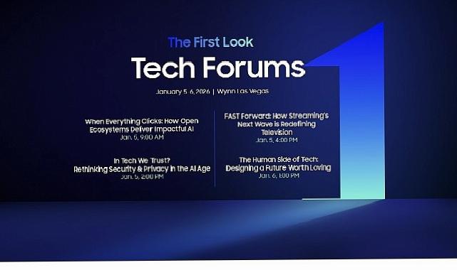 Samsung CES 2026’da Teknoloji Forumları düzenleyecek