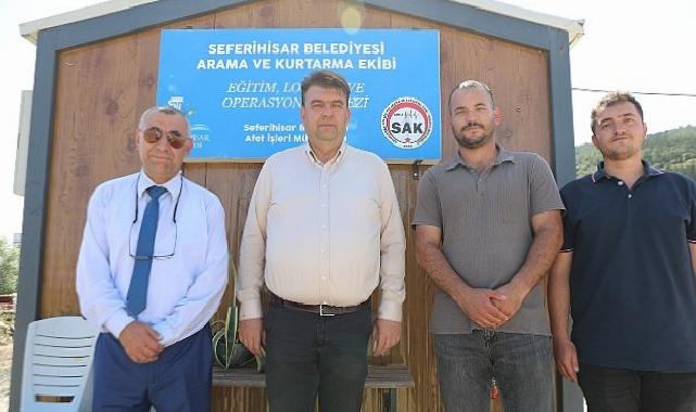 Seferihisar Belediyesi Arama Kurtarma grubu Afad Akreditasyon Sertifikası aldı