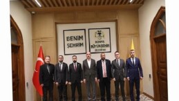 Suriyeli Heyet Lider Altay’ı Ziyaret Etti, “Konya Modeli Belediyecilik” Hizmetlerini İnceledi