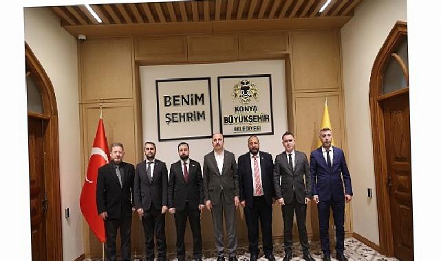 Suriyeli Heyet Lider Altay’ı Ziyaret Etti, “Konya Modeli Belediyecilik” Hizmetlerini İnceledi