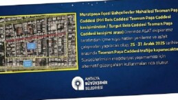 Teoman Paşa Caddesi’nin bir kısmı bir hafta trafiğe kapatılacak