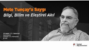 Toplumsal ve beşeri bilimlerin önde gelen ismi Emeritus Prof. Dr. Mete Tunçay, İstanbul Bilgi Üniversitesi’nde anılacak