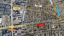 Turgut Reis Caddesi ile Falez Kavşağı ortası trafiğe kapatılacak