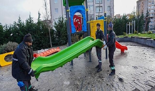 Yangın Sonrası Ahi Evran Parkı Kısa Müddette Yenilendi