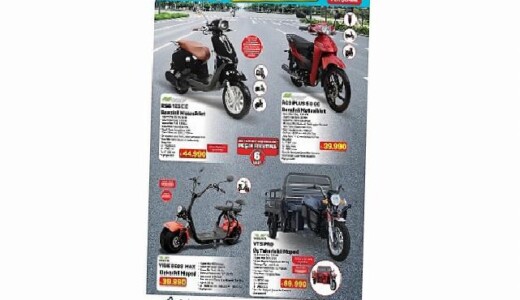 22 Ocak’ta A101’de Motosiklet ve Moped Modelleri Satışa Sunuluyor