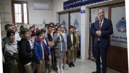 Aliağa Belediyesi Zabıta Müdürlüğü Minik Konuklarını Ağırladı