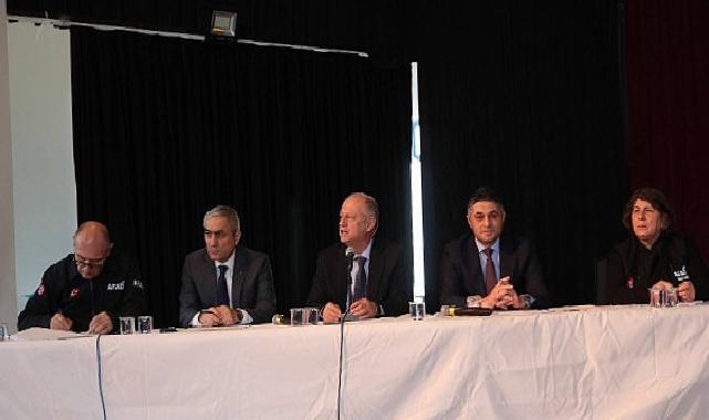 Aliağa’da İlçe Afet Müdahale Planı Toplantısı Gerçekleştirildi