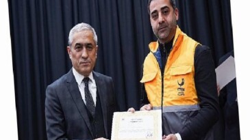 Aliağa’da Orman Yangınlarıyla Gayret Eden İşçiye Teşekkür Dokümanı