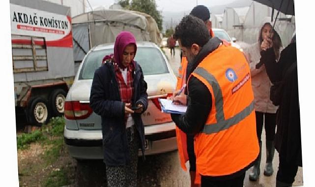 Antalya Büyükşehir Belediyesi afetin izlerini silmek için alanda