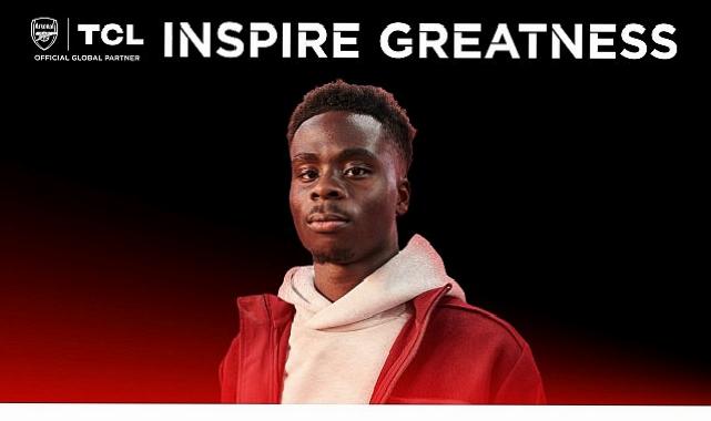 Arsenal’in yıldız futbolcusu Bukayo Latife, TCL’in yeni marka elçisi oldu