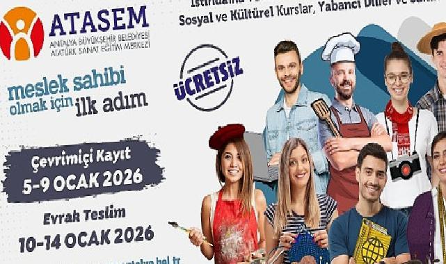 ATASEM’de ikinci devir kayıtları başlıyor