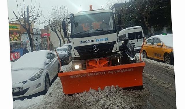 Bağcılar Belediyesi Karla Çaba Timi alanda