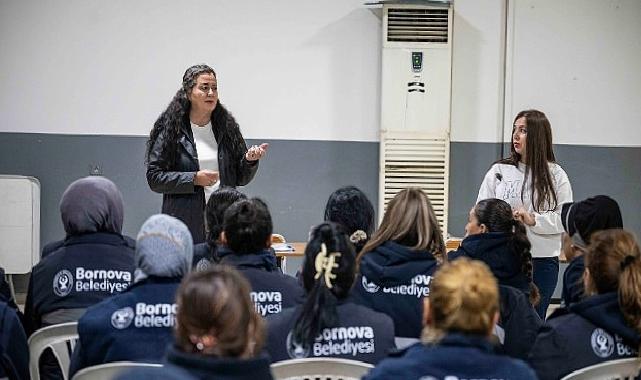 Belediye çalışanına rahim ağzı kanserine karşı bilgilendirme çalışması