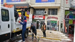 Beylikdüzü Belediyesi Kar Yağışına Karşı Alanda