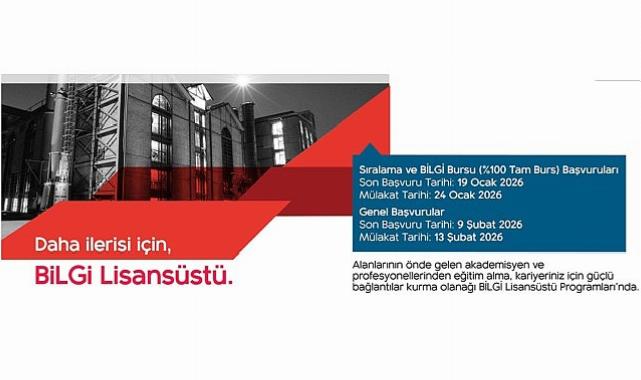 BİLGİ Lisansüstü Bahar Devri müracaatları devam ediyor