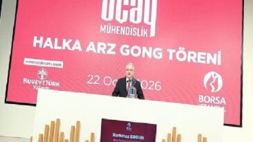 Borsa İstanbul’da gong Üçay Mühendislik için çaldı