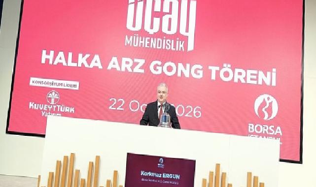 Borsa İstanbul’da gong Üçay Mühendislik için çaldı