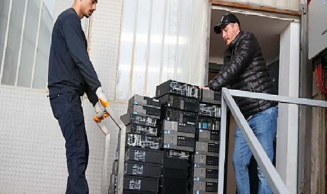 Buca’da atık elektrikli ve elektronik eşyalar geri dönüşüme kazandırılıyor