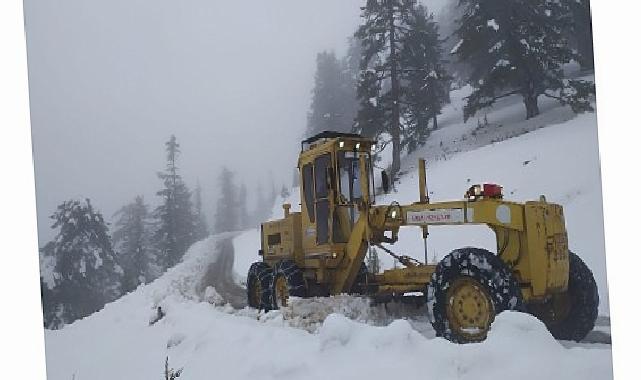 Büyükşehir gruplarının karla gayreti sürüyor