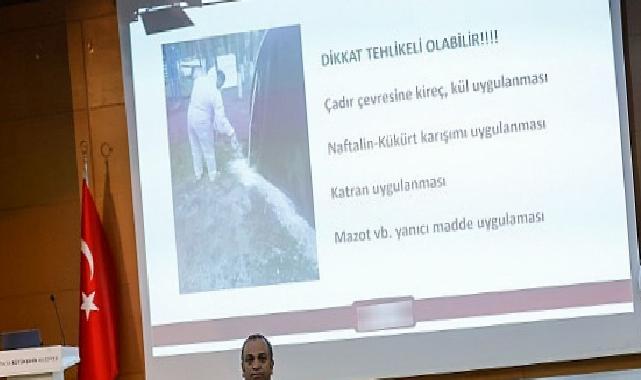 Büyükşehir’den ilaçlama işçisine biyosidal eser kullanımı eğitimi