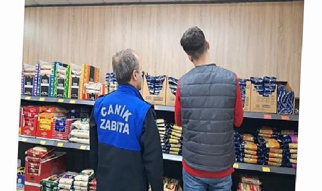 Canik Zabıtasından Sıkı Kontrol